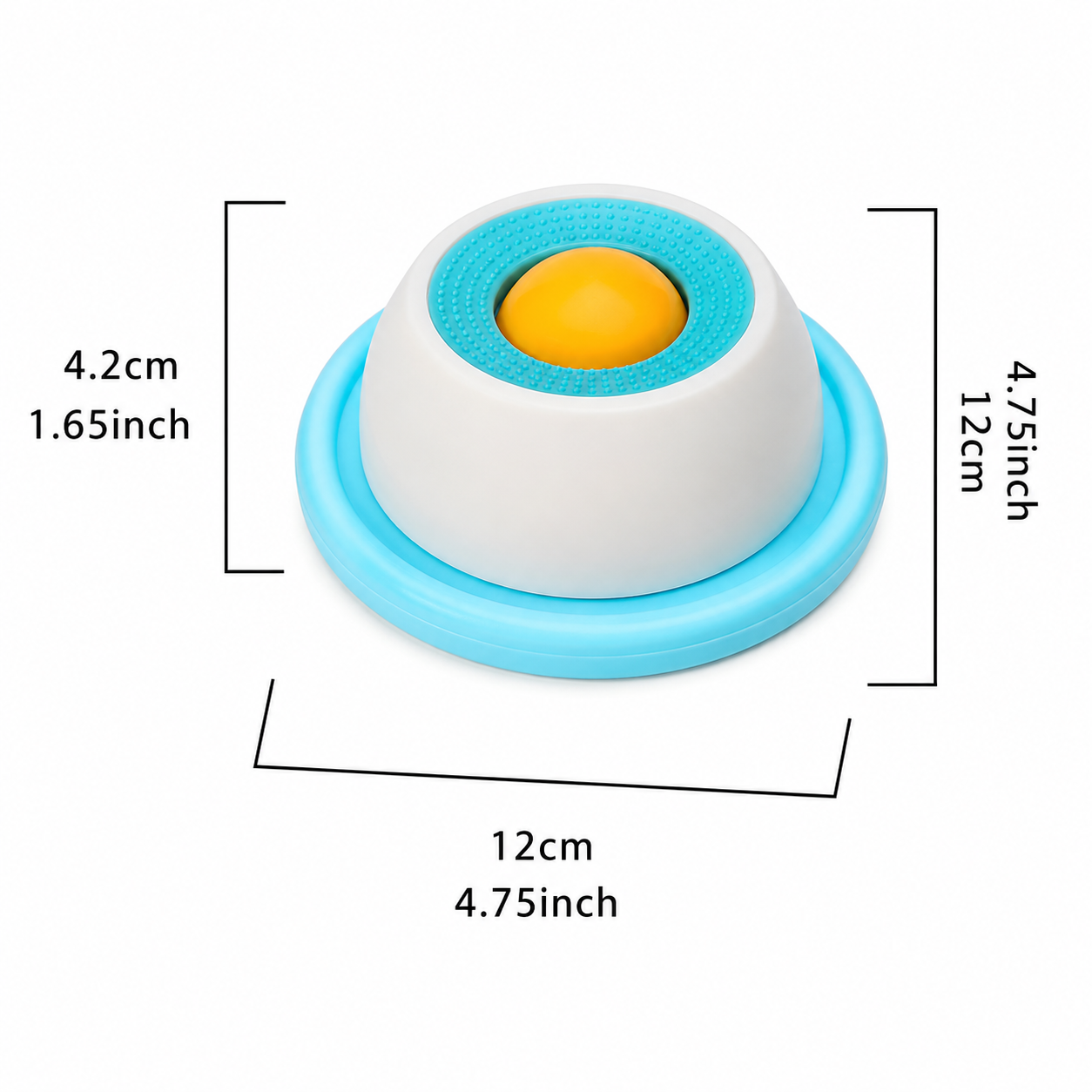 Interactive Slow Lick Bowl for Dogs & Cats