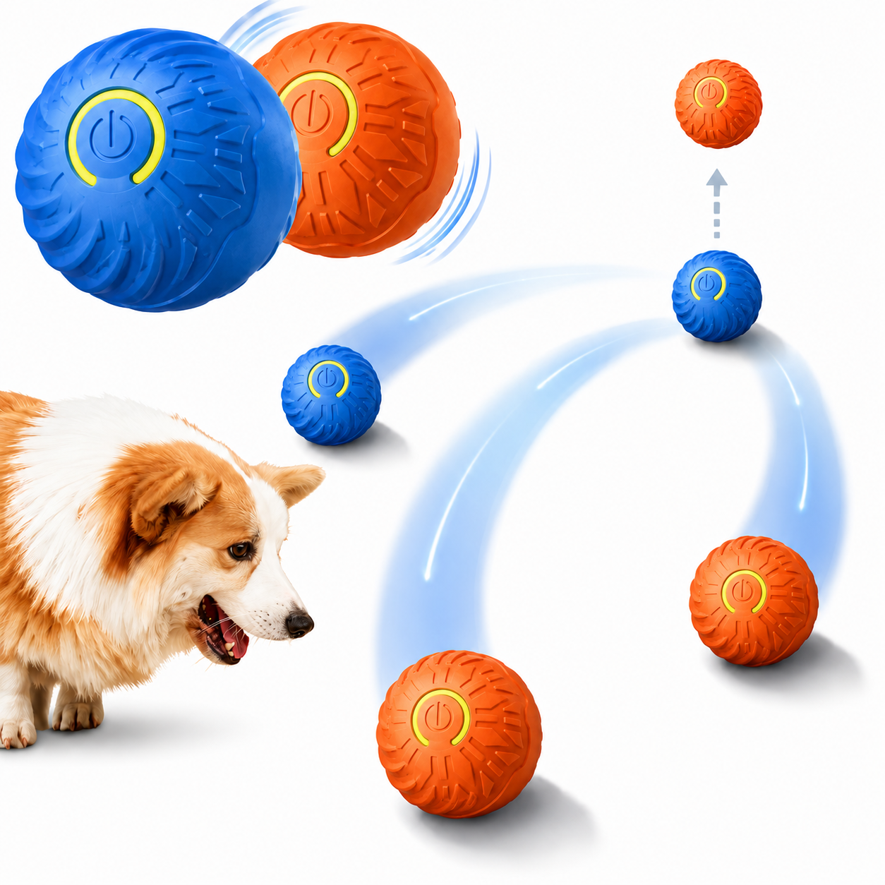 Interactive Self-Moving Dog Ball