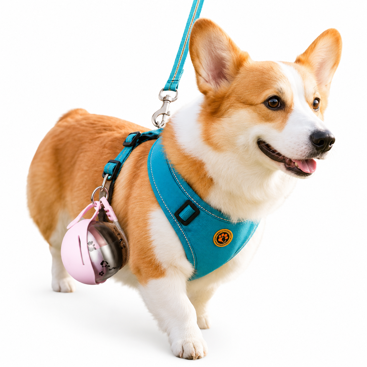 Portable 2-in-1 Dog Water Bottle